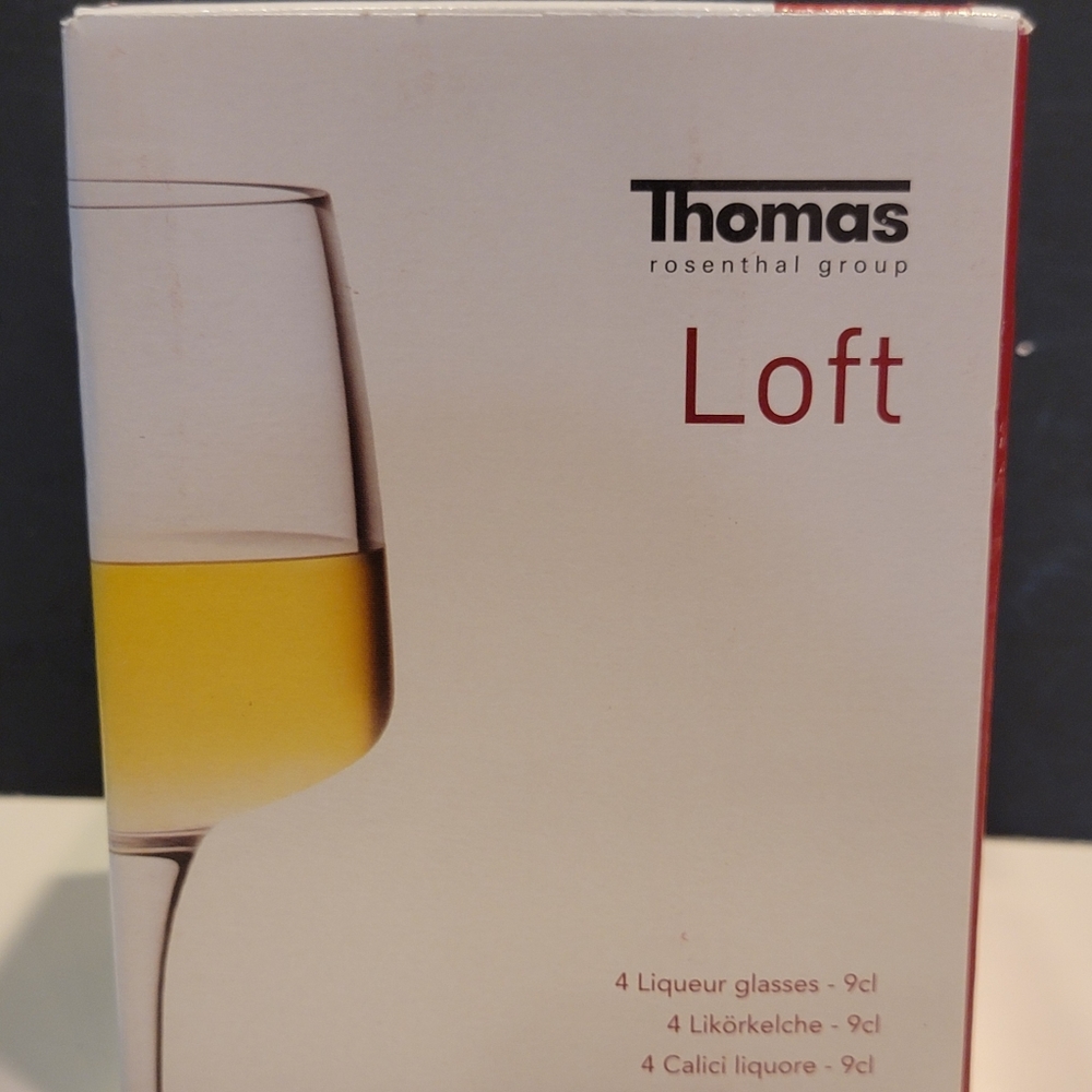 Thomas Rosenthal Group LoftSet of 4 9cl Liqueur Glasses New